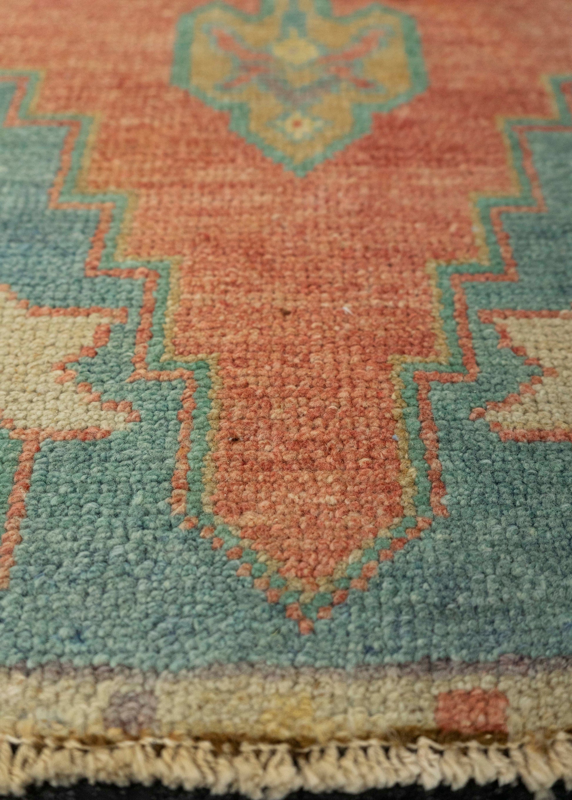 Turkish Mini Rug Oriental Hand Knotted Vintage Rug 1'8" x 3'5" #21176