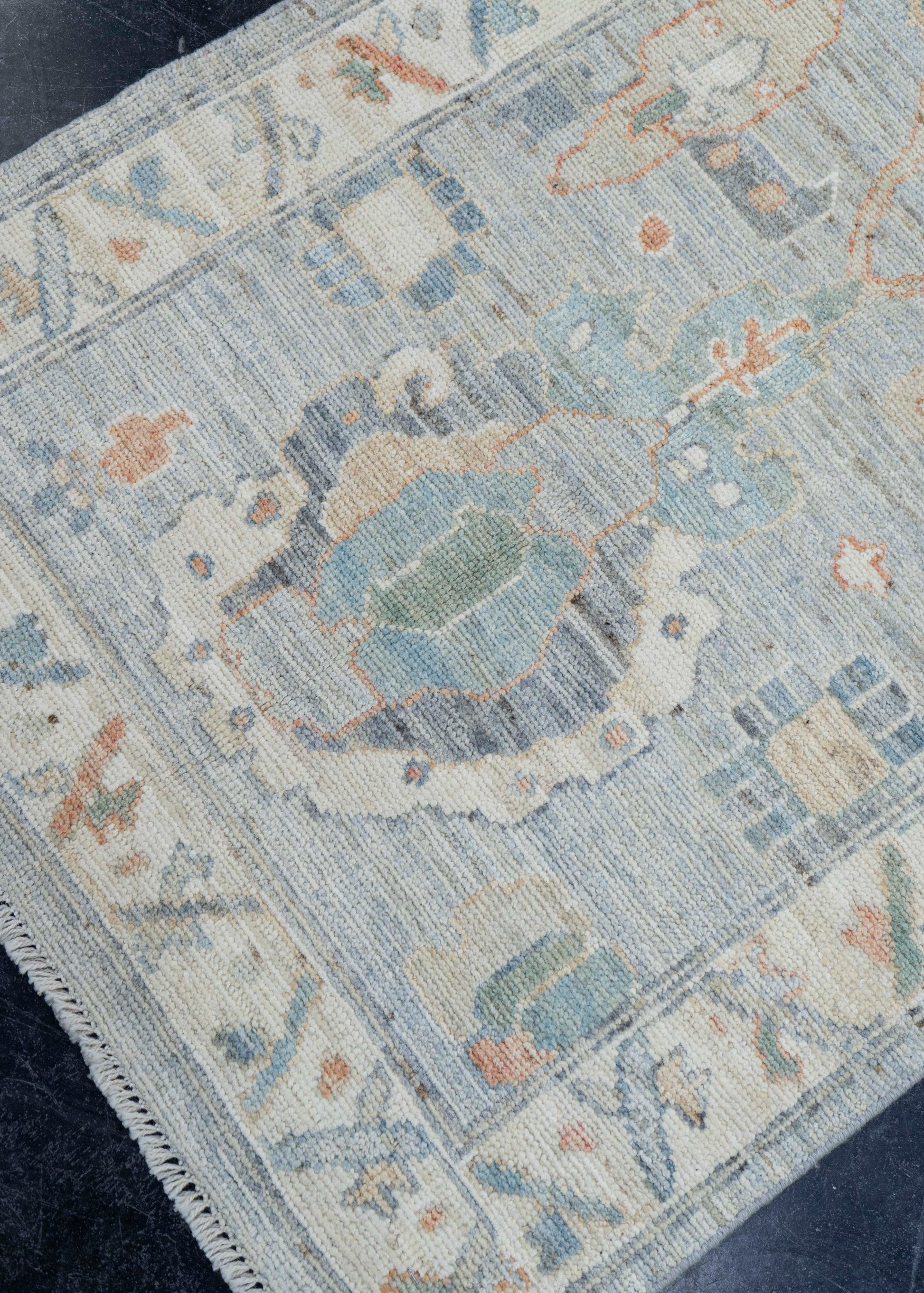 Oushak Rug 2'8" x 10'2" #17186