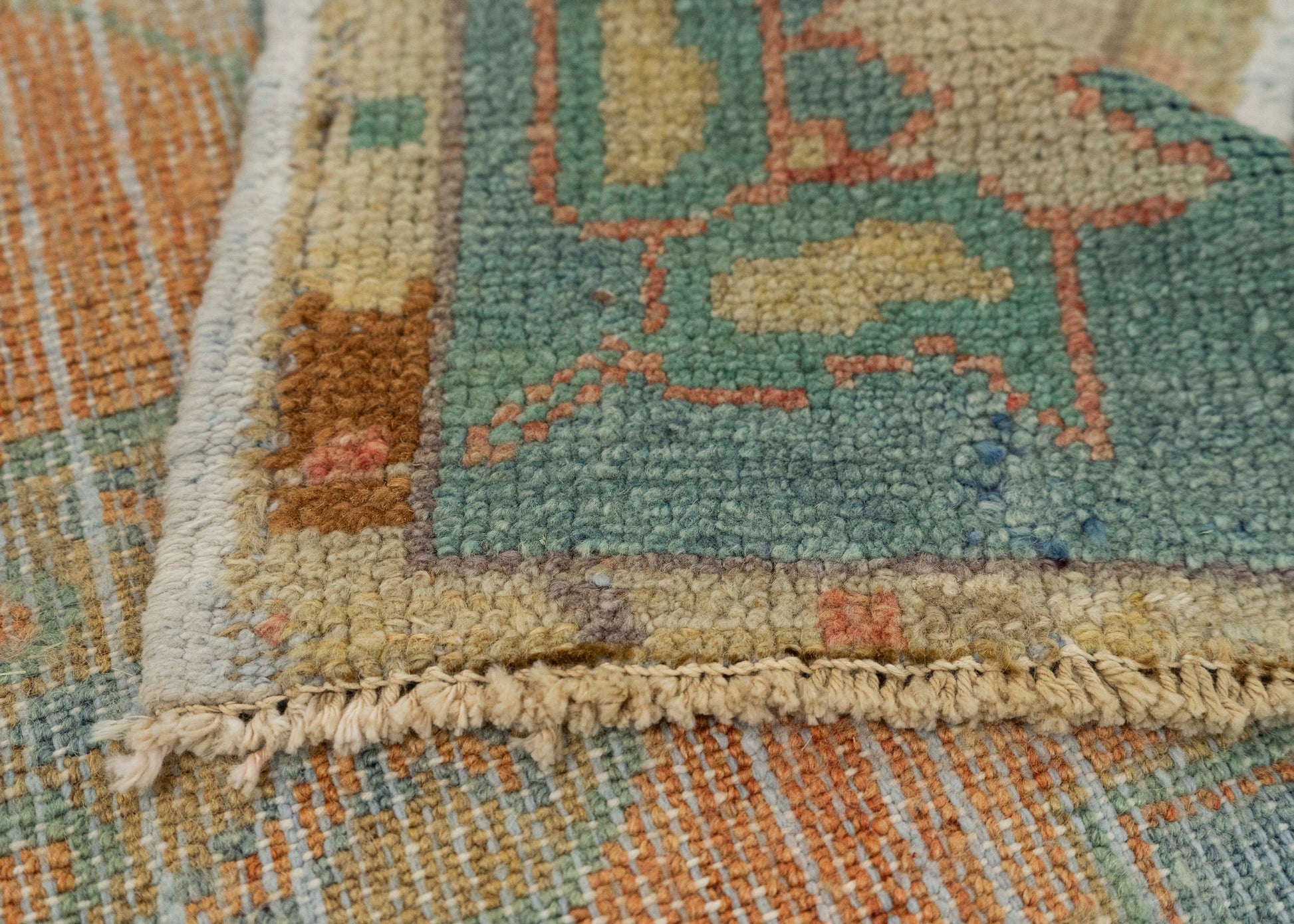 Turkish Mini Rug Oriental Hand Knotted Vintage Rug 1'8" x 3'5" #21176