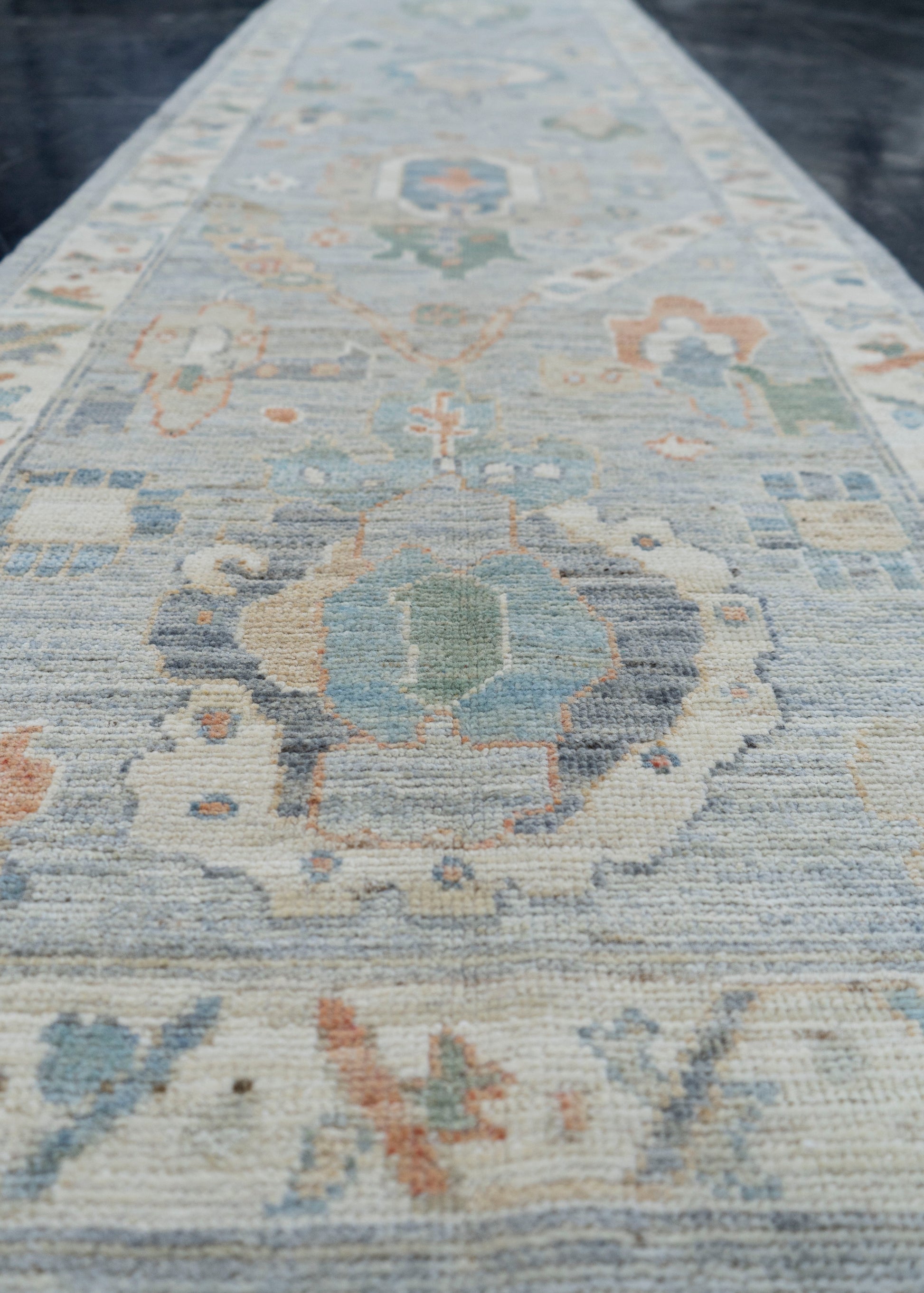 Oushak Rug 2'8" x 10'2" #17186