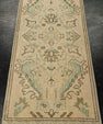 Turkish Mini Rug Oriental Hand Knotted Vintage Rug 1'5" x 3'4" #21085