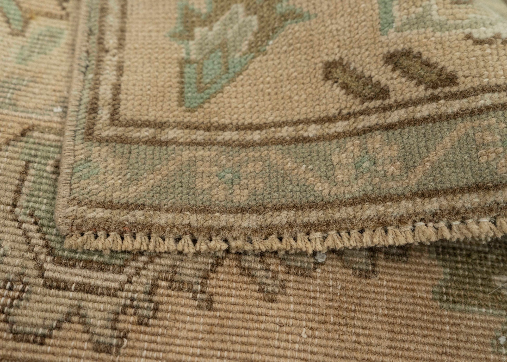 Turkish Mini Rug Oriental Hand Knotted Vintage Rug 1'5" x 3'4" #21085