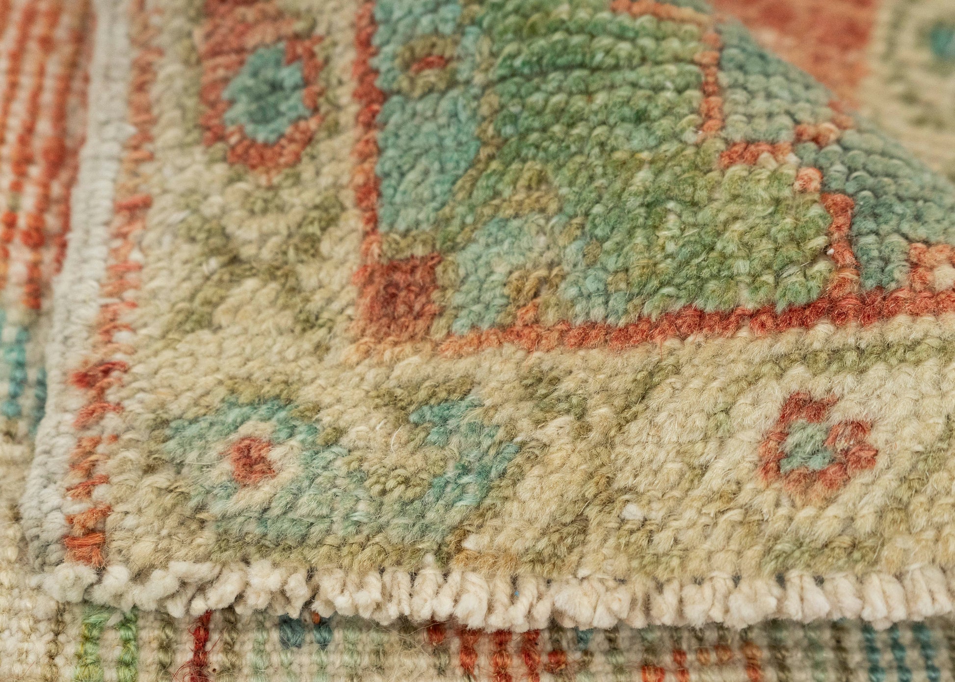 Turkish Mini Rug Oriental Hand Knotted Vintage Rug 1'10" x 3' #21159