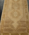Turkish Mini Rug Oriental Hand Knotted Vintage Rug 1'2" x 3'8" #21175