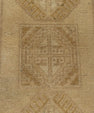 Turkish Mini Rug Oriental Hand Knotted Vintage Rug 1'2" x 3'8" #21175