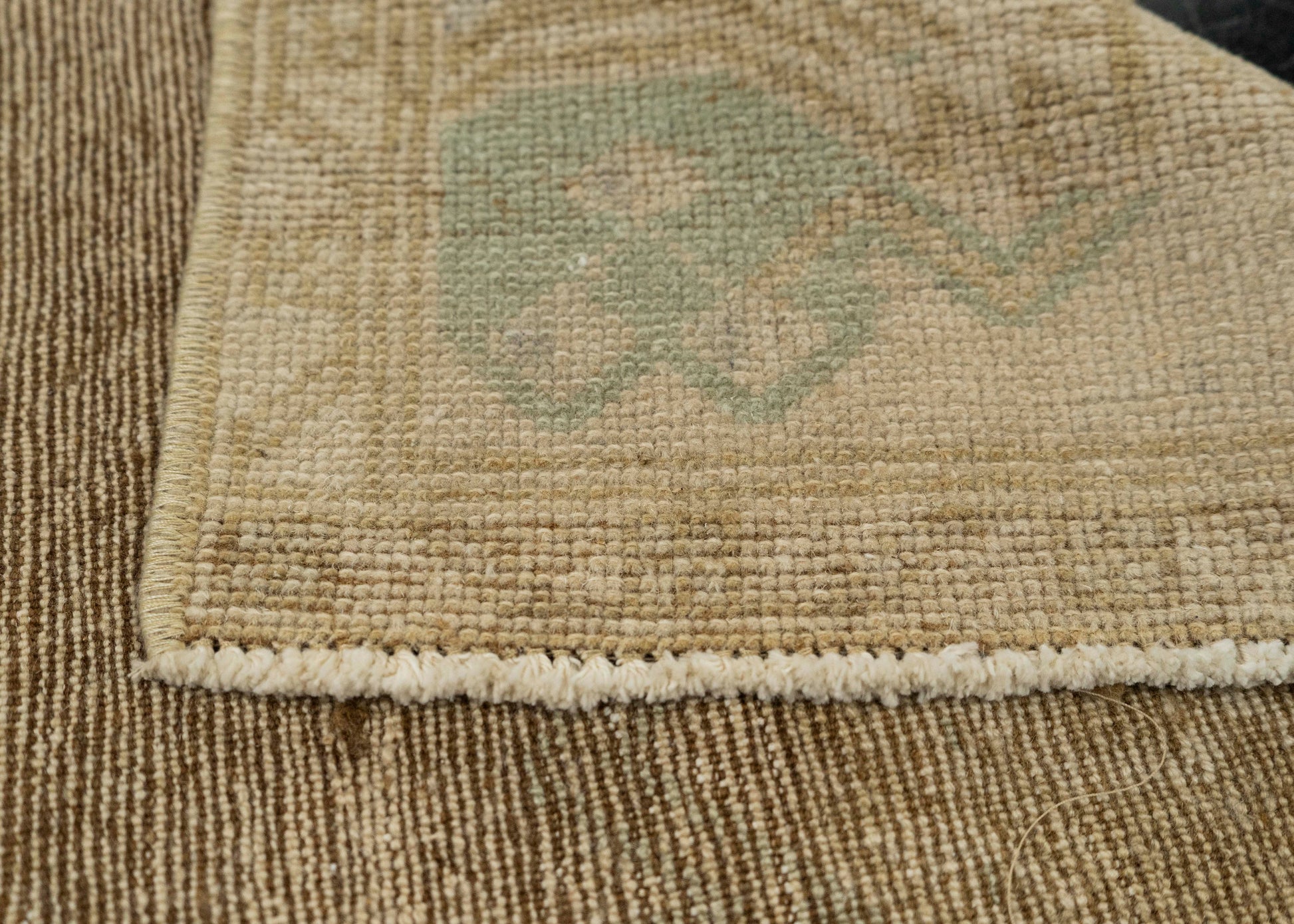 Turkish Mini Rug Oriental Hand Knotted Vintage Rug 1'7" x 2'11" #21201