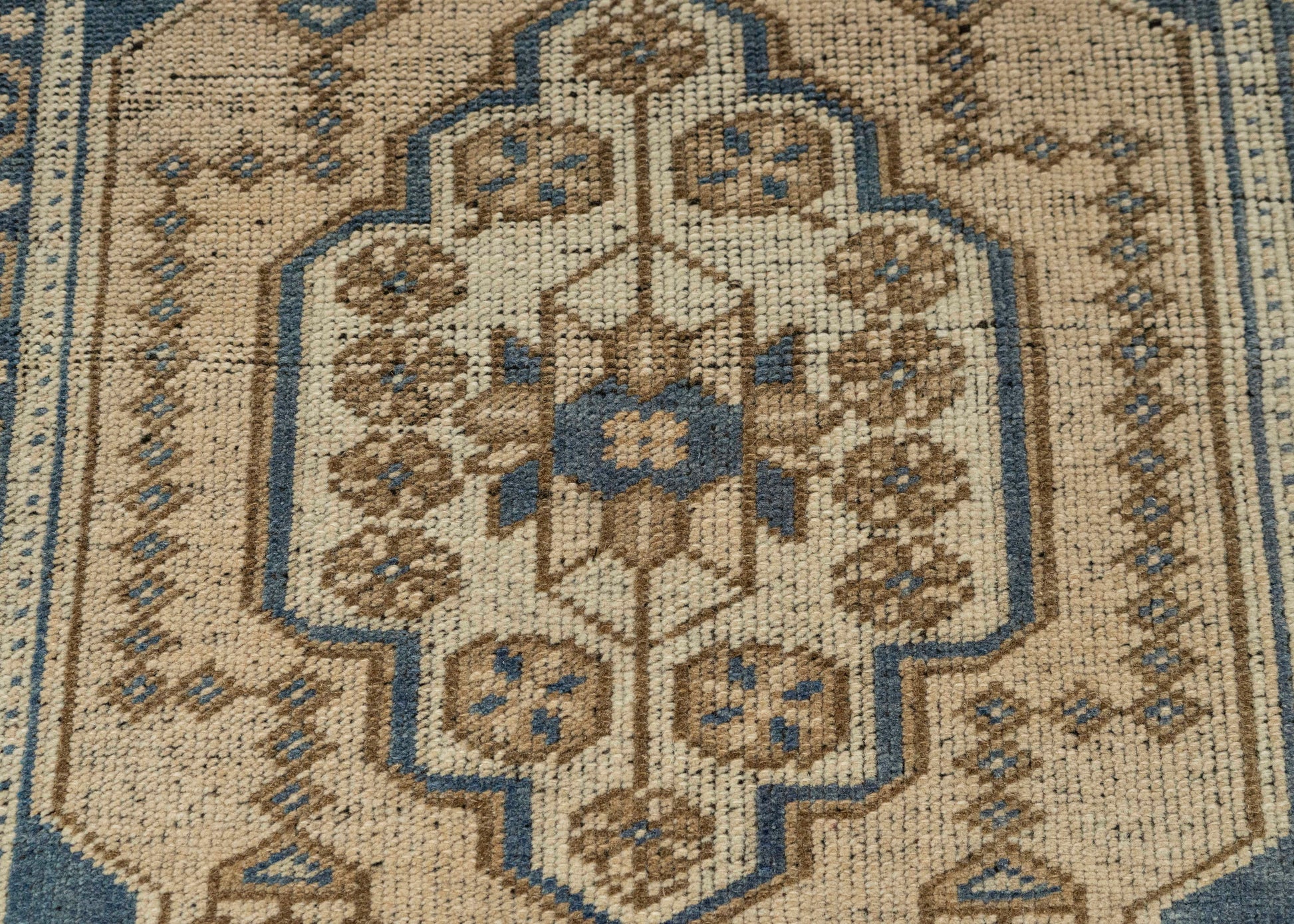 Turkish Mini Rug Oriental Hand Knotted Vintage Rug 1'10" x 3'2" #21189
