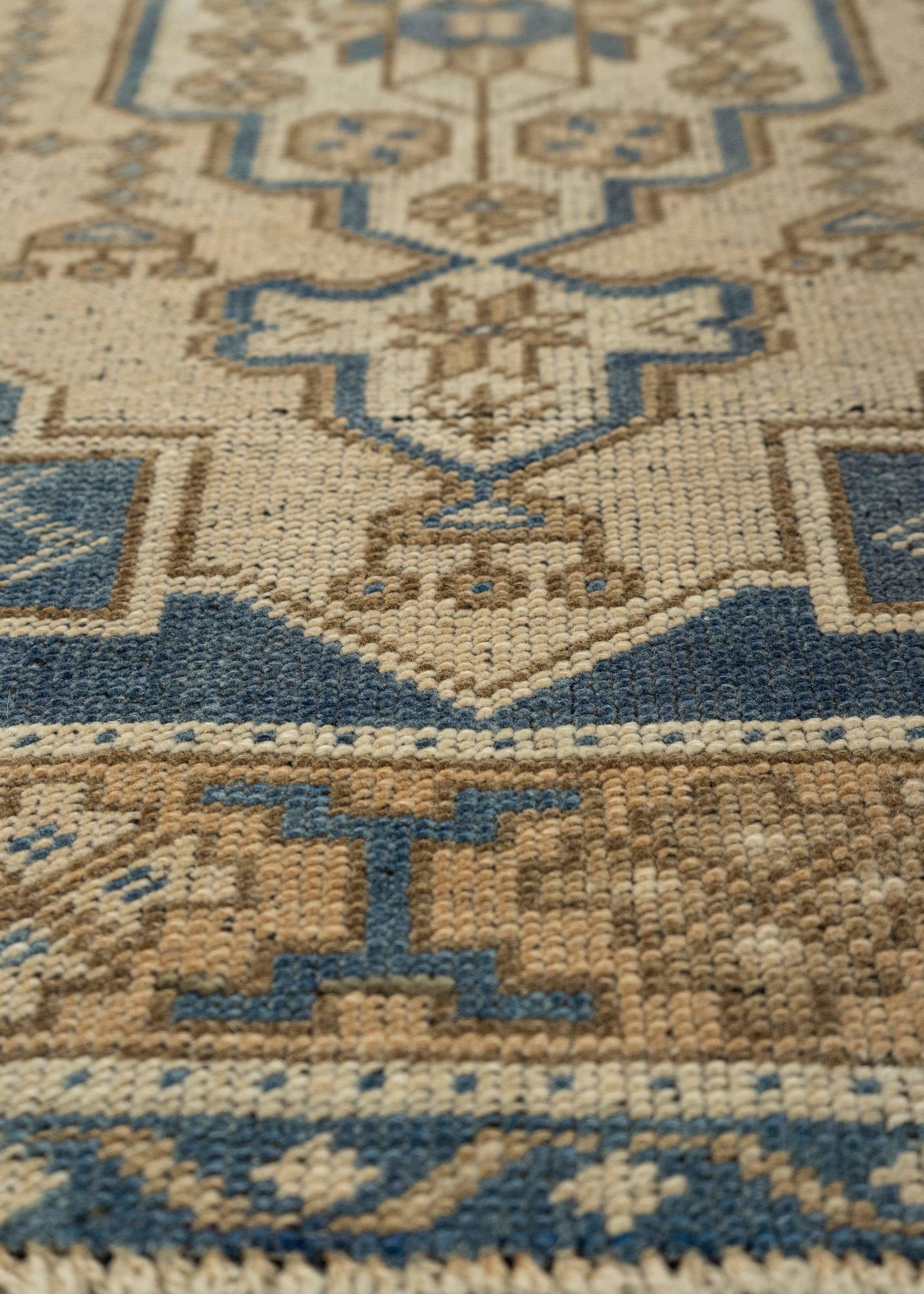 Turkish Mini Rug Oriental Hand Knotted Vintage Rug 1'10" x 3'2" #21189