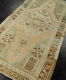 Turkish Mini Rug Oriental Hand Knotted Vintage Rug 1'7" x 3'2" #21072