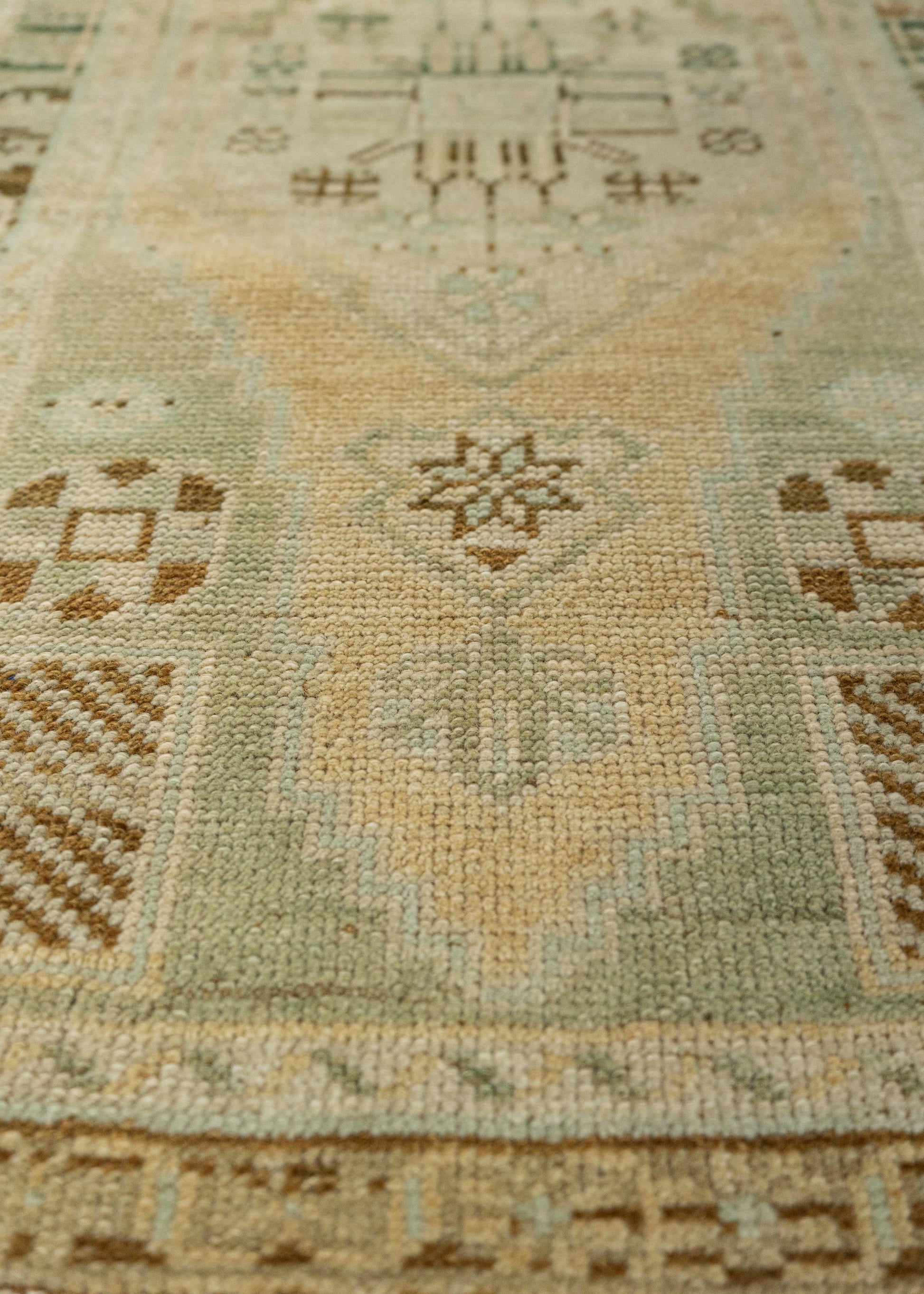 Turkish Mini Rug Oriental Hand Knotted Vintage Rug 1'7" x 3'2" #21072