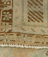 Turkish Mini Rug Oriental Hand Knotted Vintage Rug 1'7" x 3'2" #21072