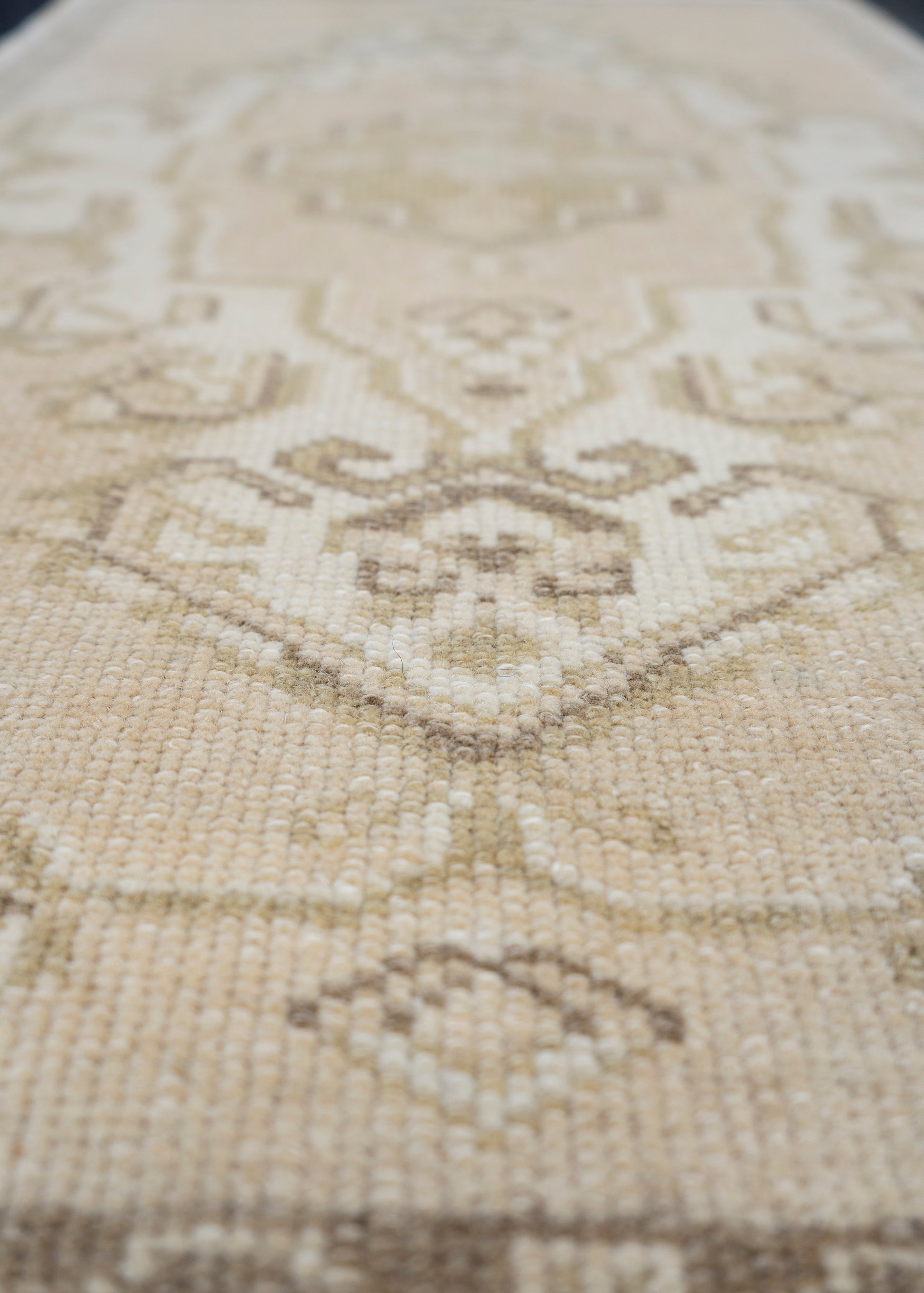 Turkish Mini Rug Oriental Hand Knotted Vintage Rug 1'9" x 2'11" #16771
