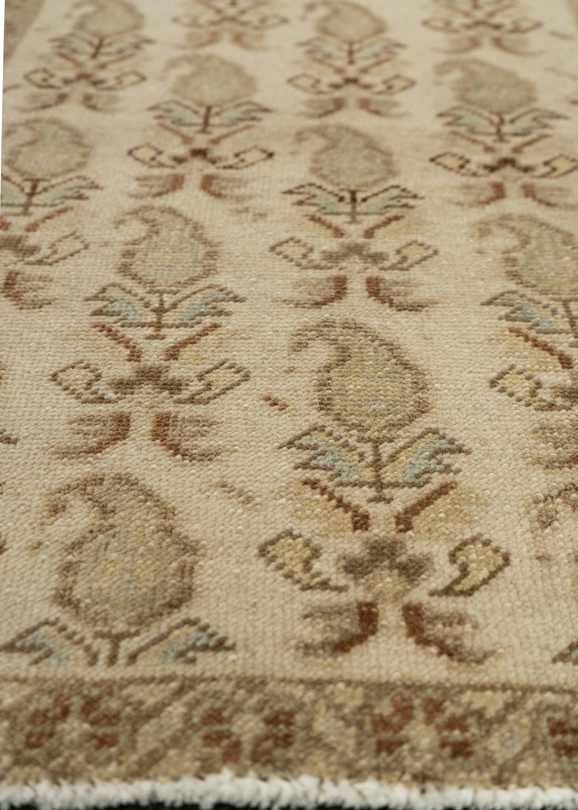 Turkish Mini Rug Oriental Hand Knotted Vintage Rug 1'8" x 3'1" #21024