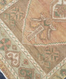 Turkish Mini Rug Oriental Hand Knotted Vintage Rug 1'8" x 3'6" #16751