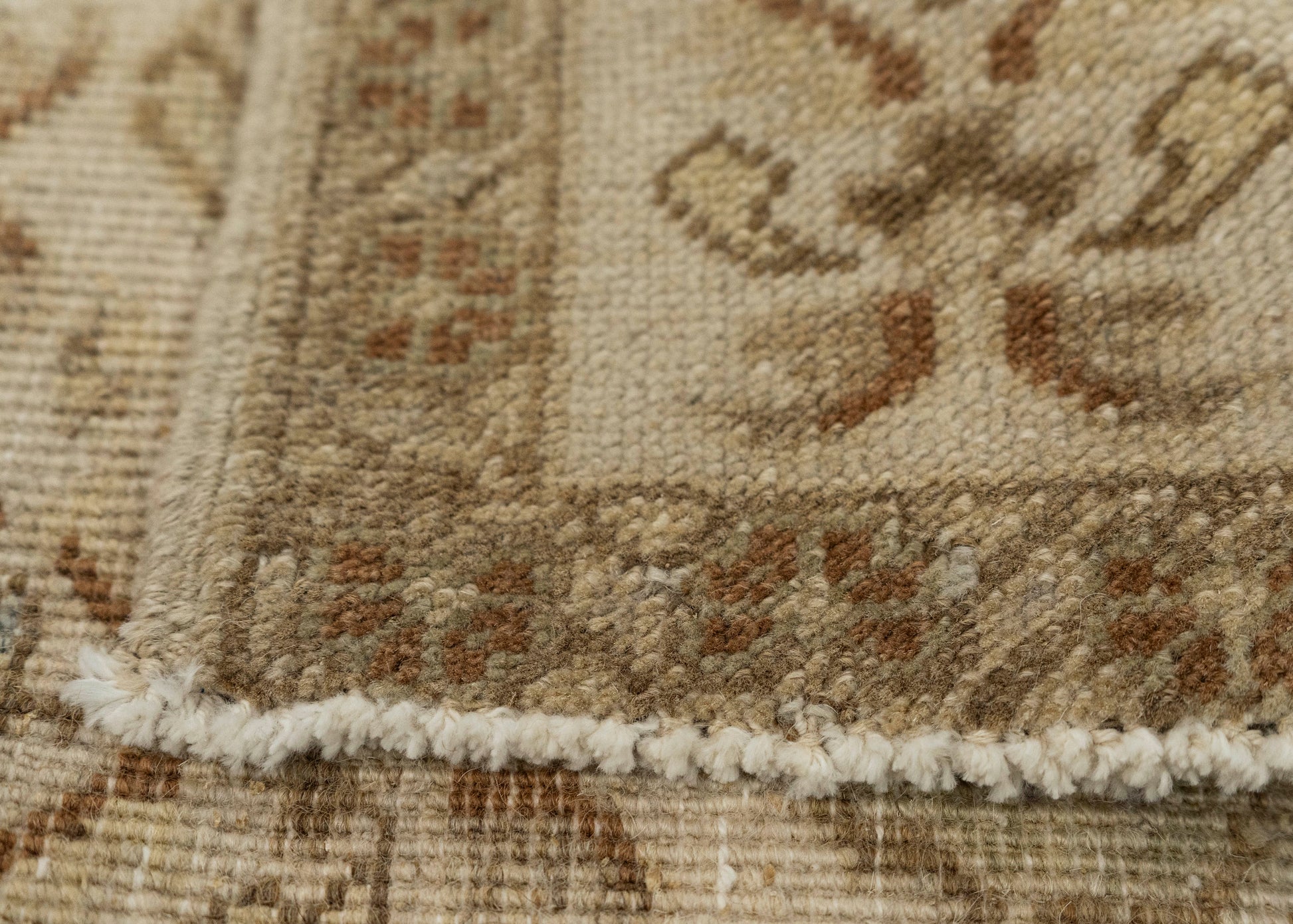 Turkish Mini Rug Oriental Hand Knotted Vintage Rug 1'8" x 3'1" #21024