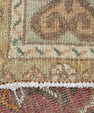 Turkish Mini Rug Oriental Hand Knotted Vintage Rug 1'8" x 3'6" #16751