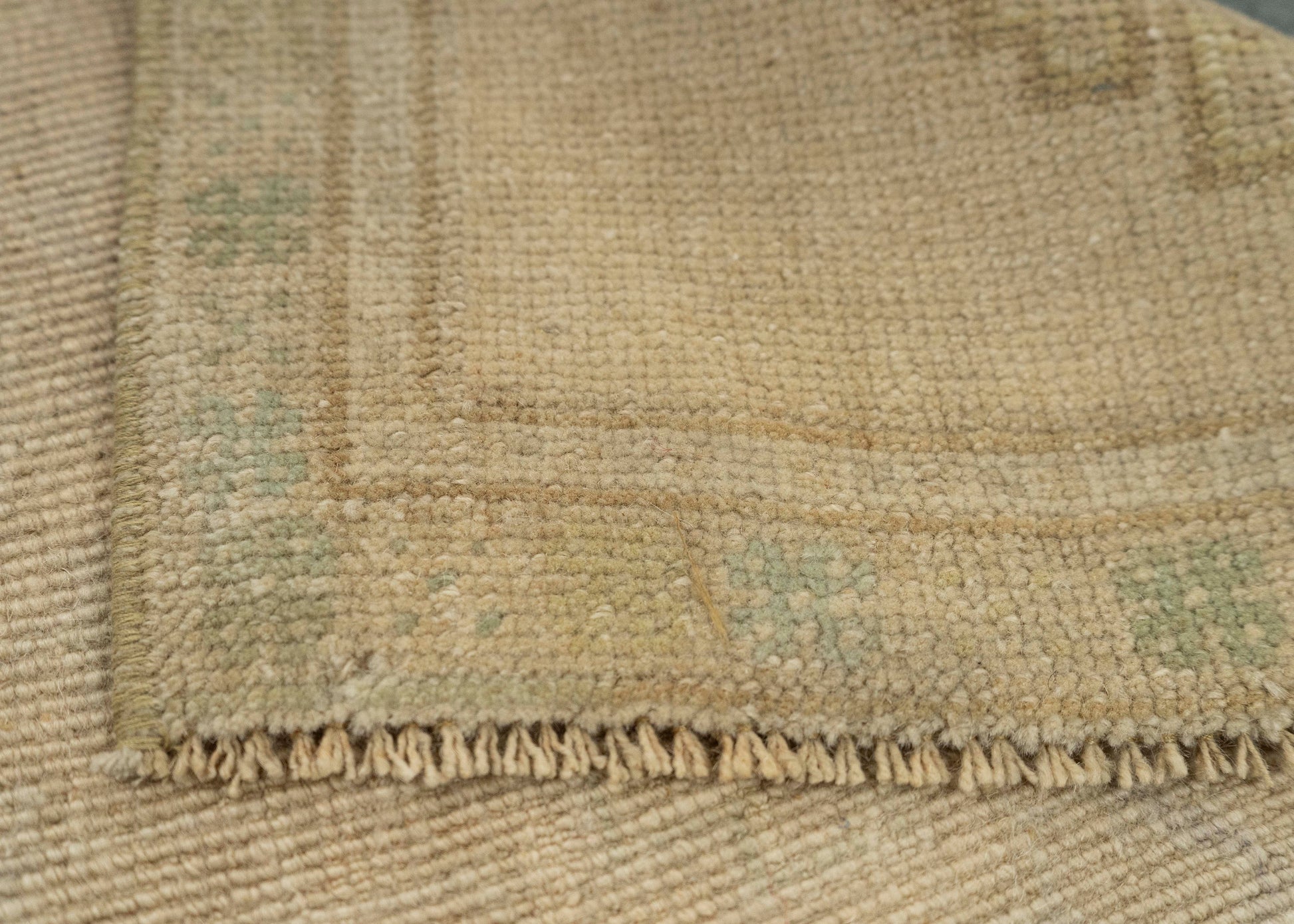 Turkish Mini Rug Oriental Hand Knotted Vintage Rug 1'7" x 3'6" #21168