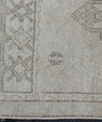 Turkish Mini Rug Oriental Hand Knotted Vintage Rug 1'10" x 3' #16751