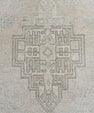 Turkish Mini Rug Oriental Hand Knotted Vintage Rug 1'10" x 3' #16751