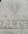 Turkish Mini Rug Oriental Hand Knotted Vintage Rug 1'10" x 3' #16751