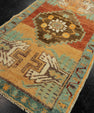 Turkish Mini Rug Oriental Hand Knotted Vintage Rug 1'7" x 2'11" #21181
