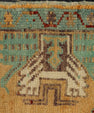 Turkish Mini Rug Oriental Hand Knotted Vintage Rug 1'7" x 2'11" #21181