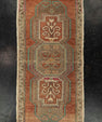 Turkish Mini Rug Oriental Hand Knotted Vintage Rug 1'9" x 3'7" #21157