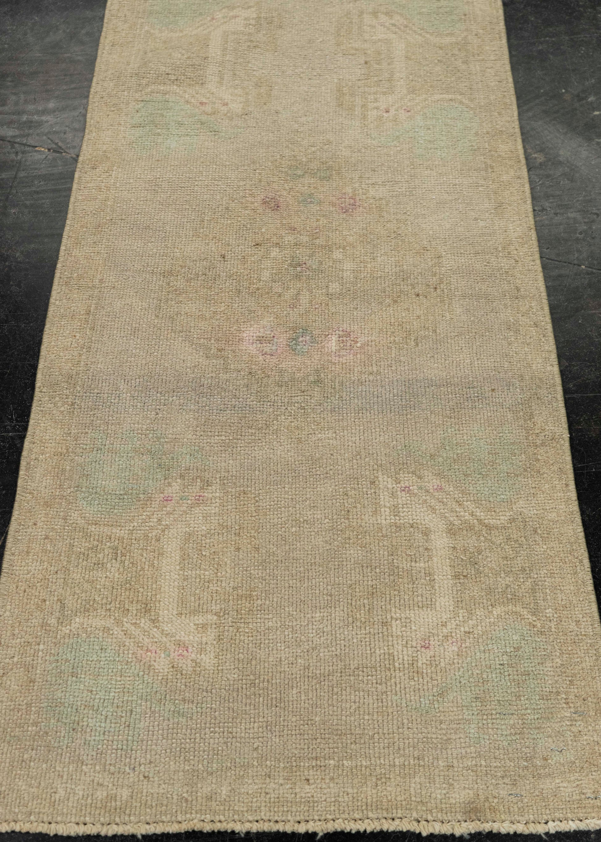 Turkish Mini Rug Oriental Hand Knotted Vintage Rug 1'7" x 3'4" #21158