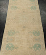 Turkish Mini Rug Oriental Hand Knotted Vintage Rug 1'6" x 3'3" #21200