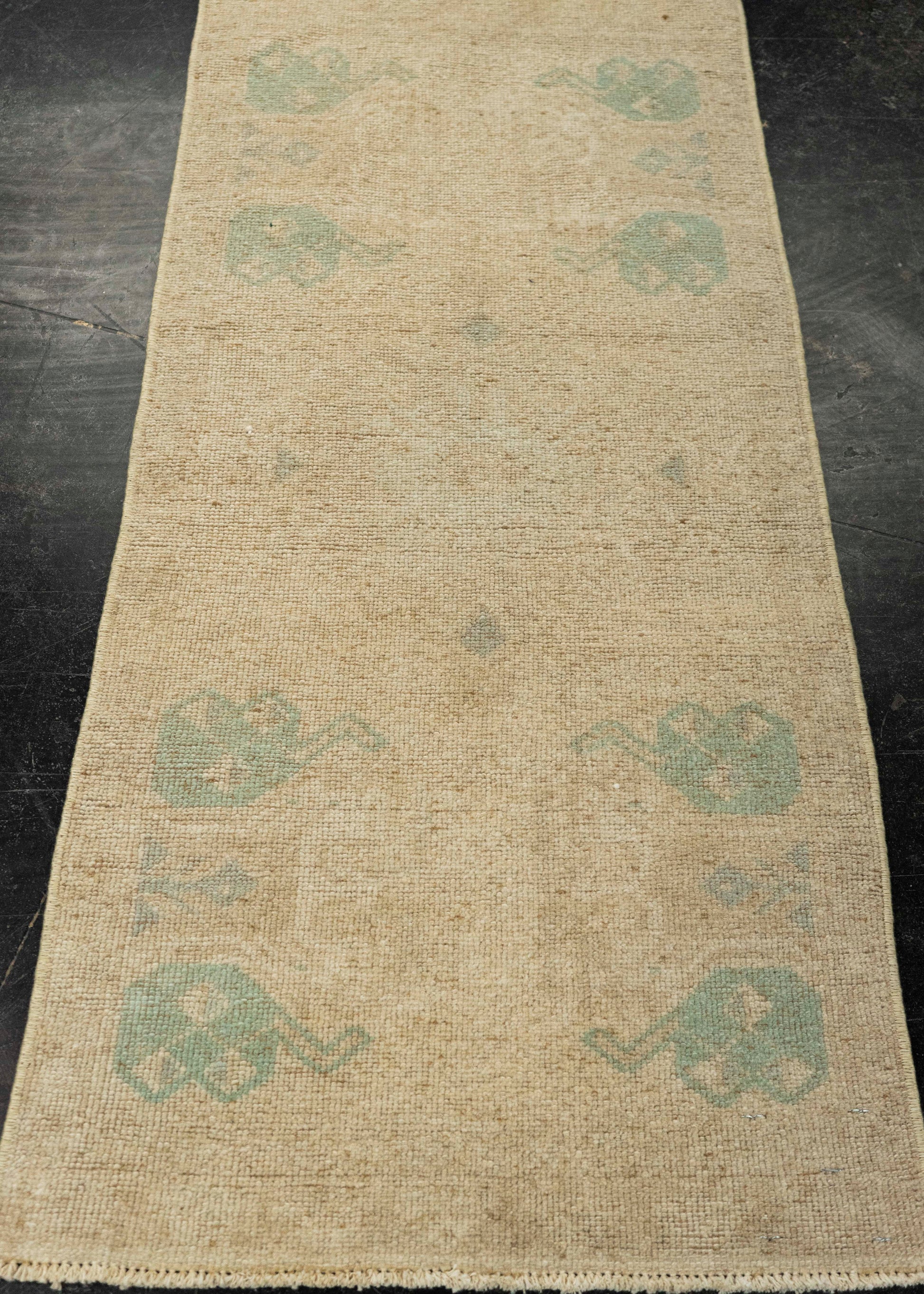 Turkish Mini Rug Oriental Hand Knotted Vintage Rug 1'6" x 3'3" #21200