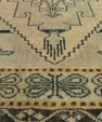 Turkish Mini Rug Oriental Hand Knotted Vintage Rug 1'11" x 3'3" #21202
