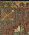 Turkish Mini Rug Oriental Hand Knotted Vintage Rug 1'8" x 3'3" #21187