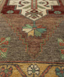 Turkish Mini Rug Oriental Hand Knotted Vintage Rug 1'8" x 3'3" #21187