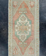 Turkish Mini Rug Oriental Hand Knotted Vintage Rug 1'8" x 3'4" #16779