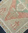 Turkish Mini Rug Oriental Hand Knotted Vintage Rug 1'8" x 3'4" #16779