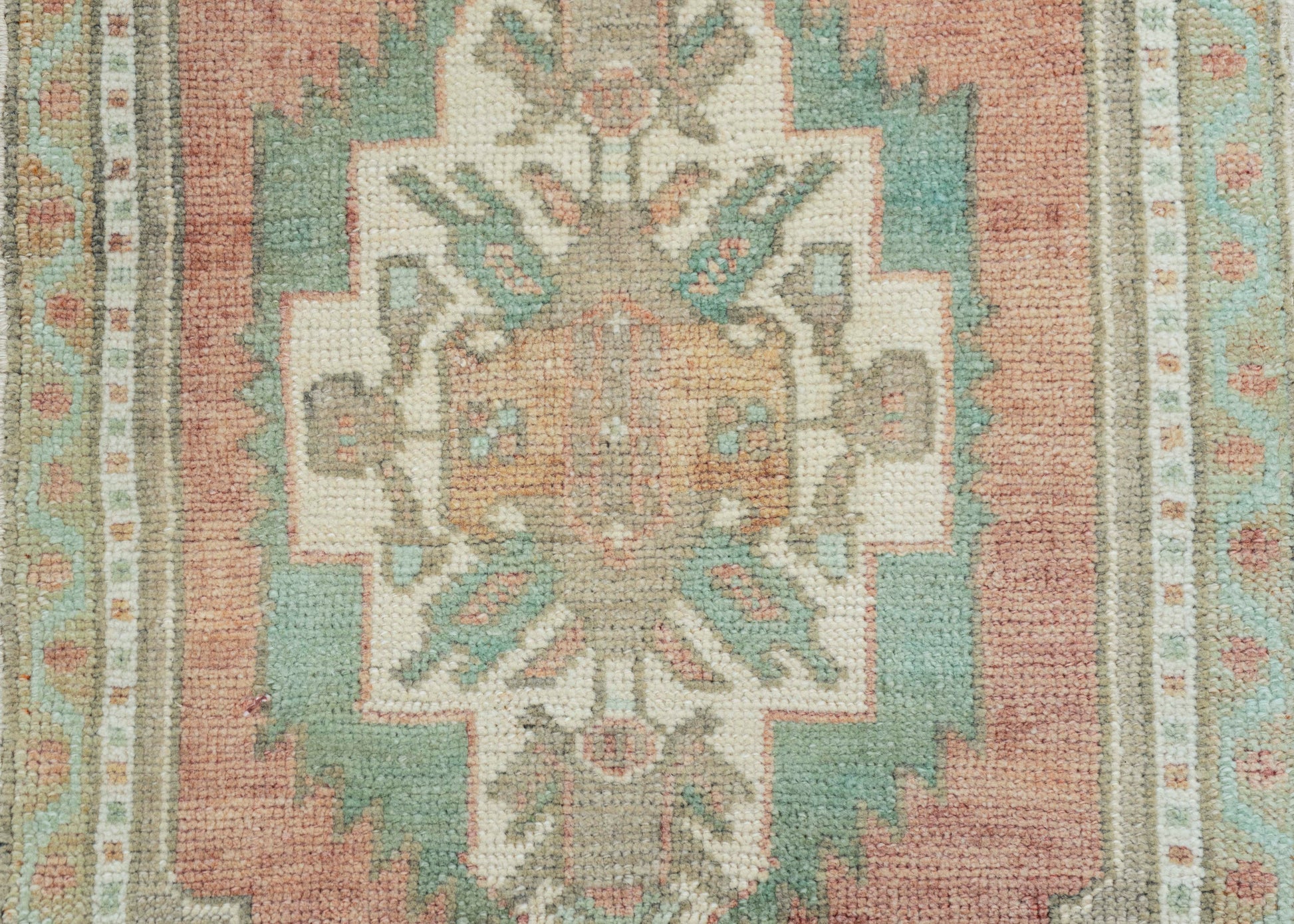 Turkish Mini Rug Oriental Hand Knotted Vintage Rug 1'8" x 3'4" #16779