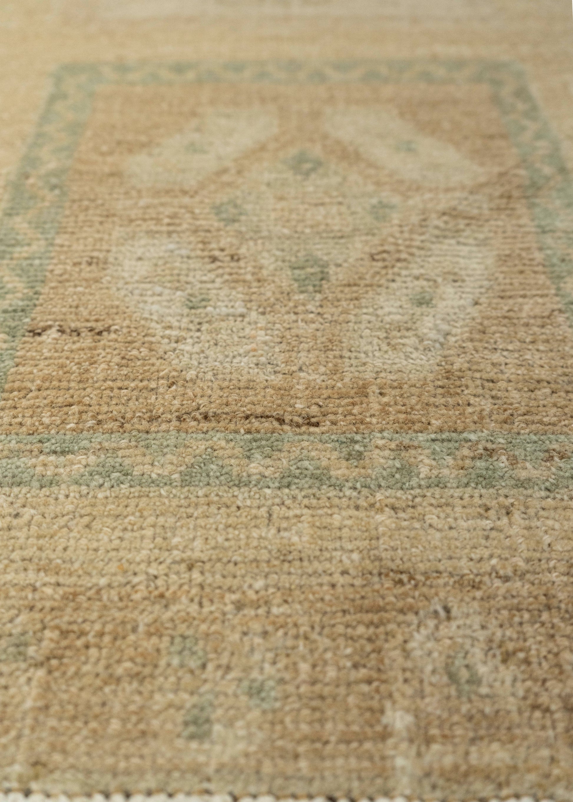 Turkish Mini Rug Oriental Hand Knotted Vintage Rug 1'8" x 3'10" #21174