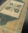 Turkish Mini Rug Oriental Hand Knotted Vintage Rug 1'6" x 3'3" #21184