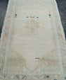 Turkish Mini Rug Oriental Hand Knotted Vintage Rug 1'8" x 2'11" #168873