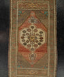 Turkish Mini Rug Oriental Hand Knotted Vintage Rug 1'11" x 3'3" #21196