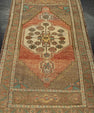 Turkish Mini Rug Oriental Hand Knotted Vintage Rug 1'11" x 3'3" #21196