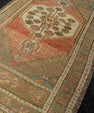 Turkish Mini Rug Oriental Hand Knotted Vintage Rug 1'11" x 3'3" #21196