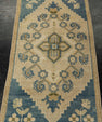 Turkish Mini Rug Oriental Hand Knotted Vintage Rug 1'4" x 2'6" #21197