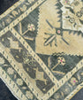Turkish Mini Rug Oriental Hand Knotted Vintage Rug 1'7" x 3'2" #16878