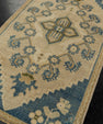 Turkish Mini Rug Oriental Hand Knotted Vintage Rug 1'4" x 2'6" #21197