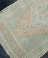 Turkish Mini Rug Oriental Hand Knotted Vintage Rug 1'8" x 3'4" #16877