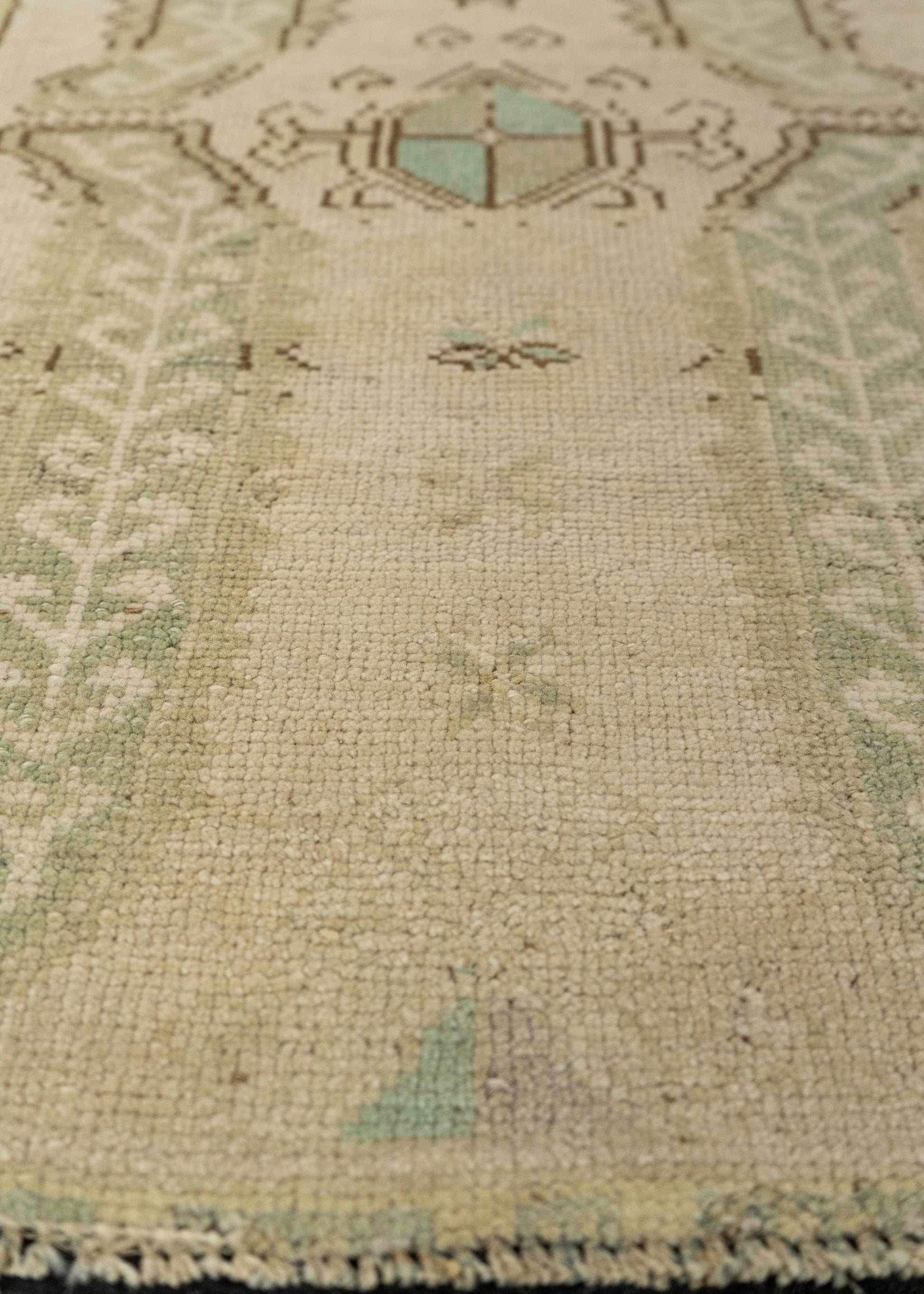 Turkish Mini Rug Oriental Hand Knotted Vintage Rug 1'8" x 2'11" #21199