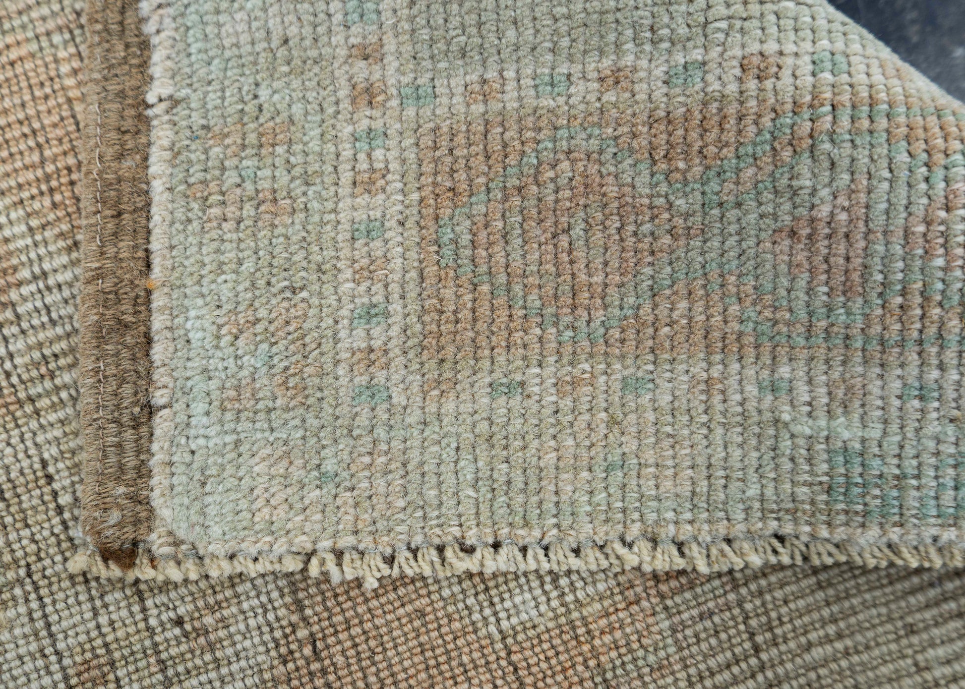 Turkish Mini Rug Oriental Hand Knotted Vintage Rug 1'8" x 3'4" #16877