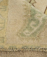 Turkish Mini Rug Oriental Hand Knotted Vintage Rug 1'8" x 2'11" #21199