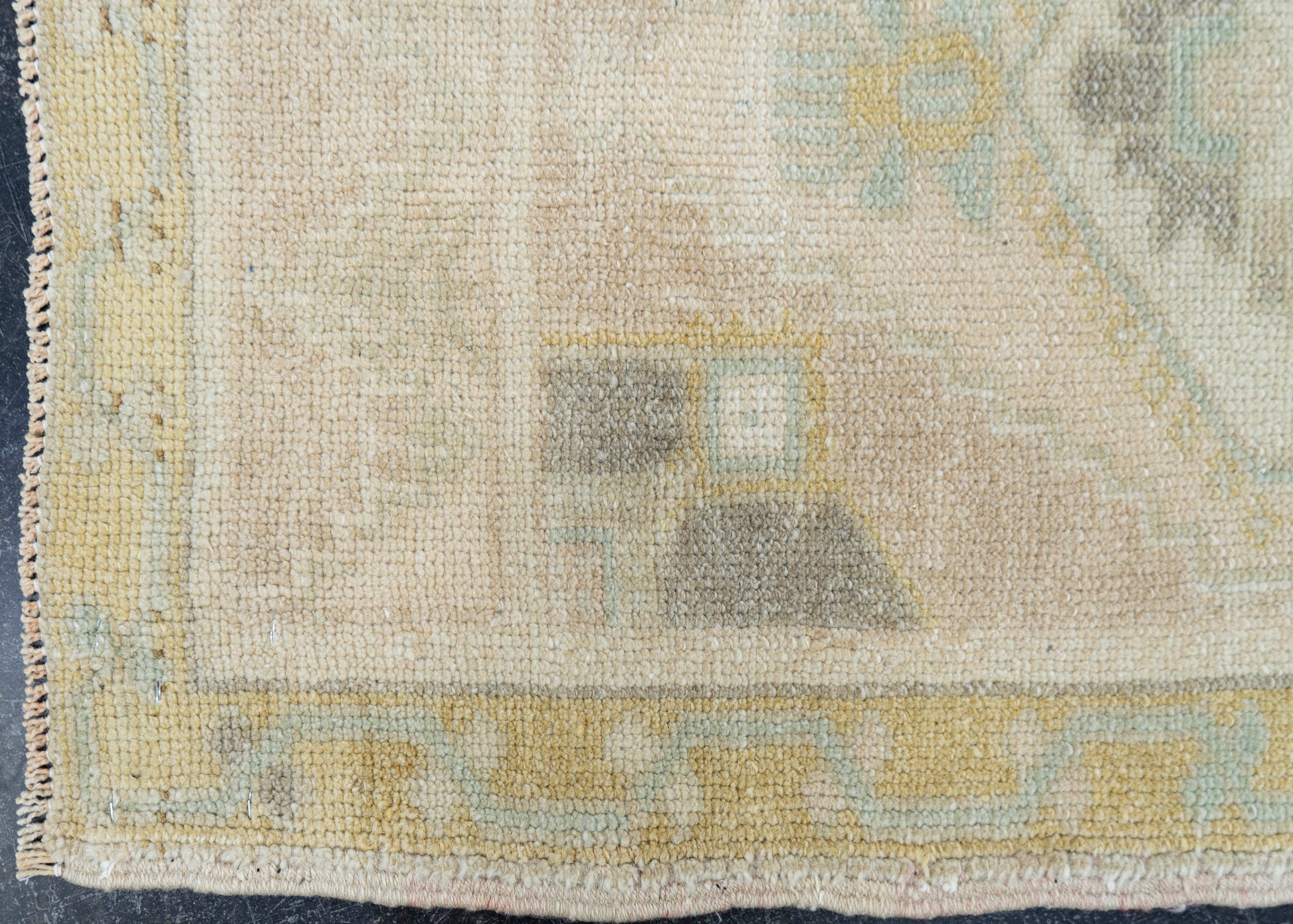 Turkish Mini Rug Oriental Hand Knotted Vintage Rug 1'10" x 3'2" #16889